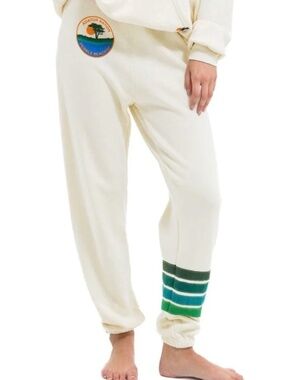 Aviator Nation Sweatpants Vintage White Pebble Beach Food and Wine